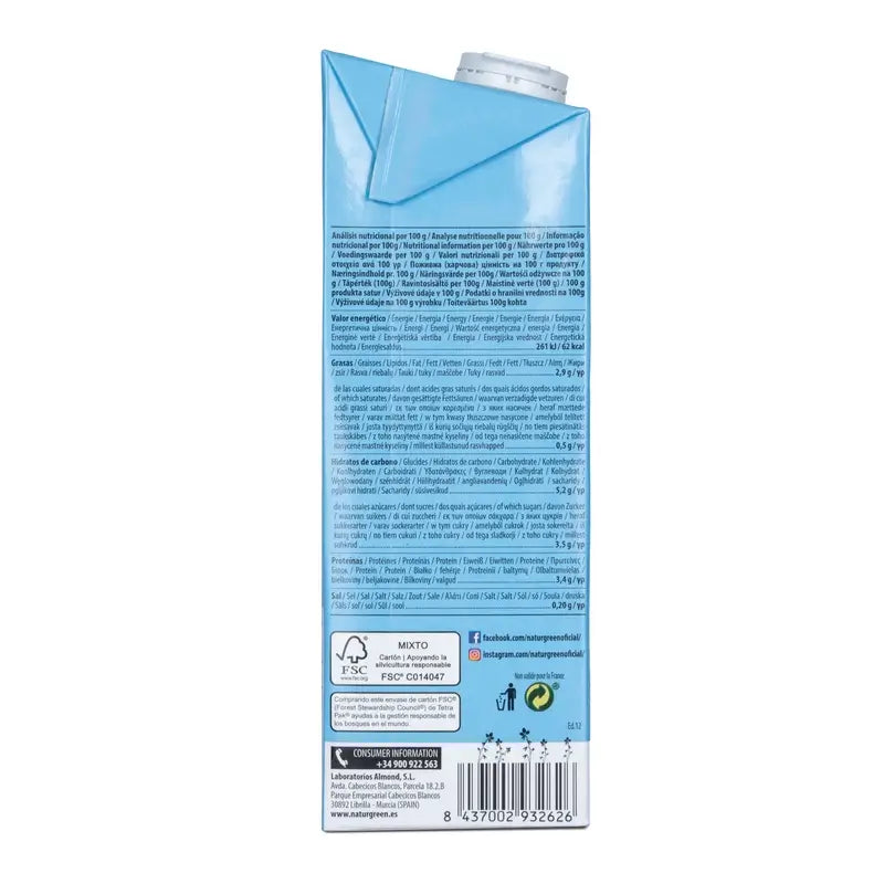 Naturgreen Soia Calcio Bio 1L