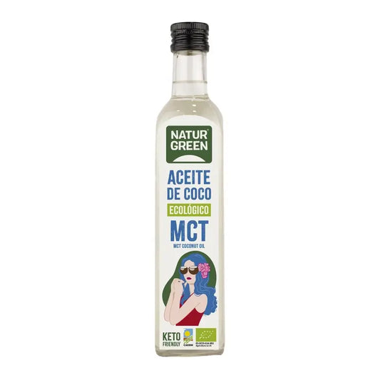 Naturgreen Olio di cocco Mct Bio, 500 ml