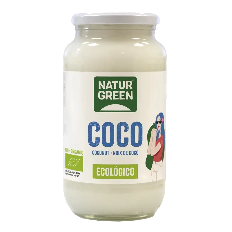 NaturGreen Grasso di cocco Bio 860 ml / 800 g