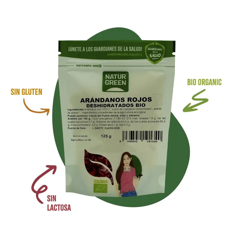 Naturgreen Mirtilli rossi secchi biologici