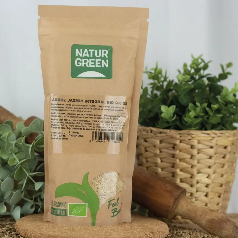 Naturgreen Riso integrale al gelsomino biologico, 500 g