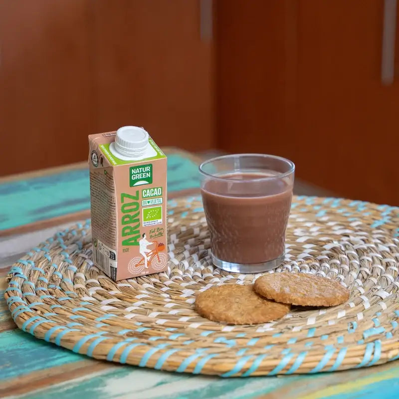 Naturgreen Bevanda vegetale al riso con cacao-calcio Mini 200M