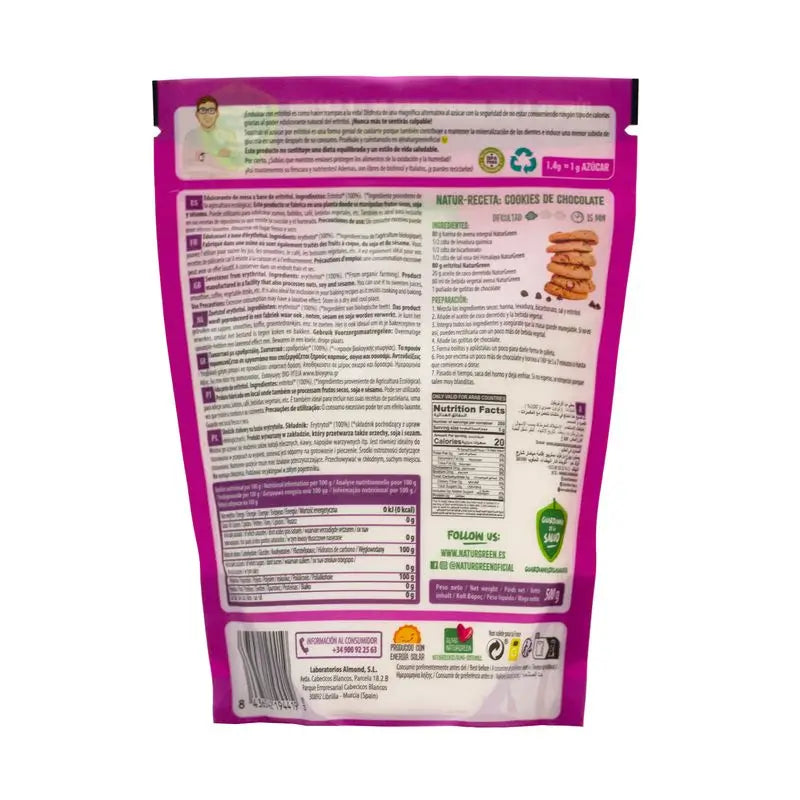 Naturgreen Eritritolo Bio, 500 G