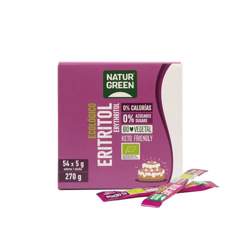 Naturgreen Eritritolo Sticks Bio, 54x5 g