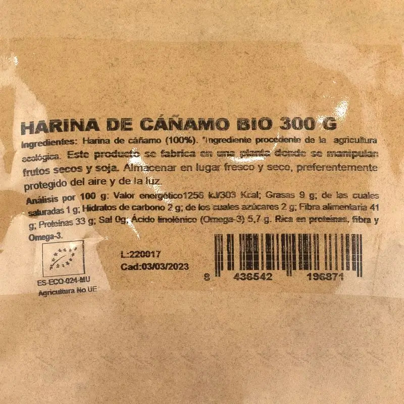 Farina di canapa Naturgreen, 300 g