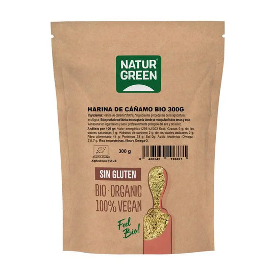 Farina di canapa Naturgreen, 300 g