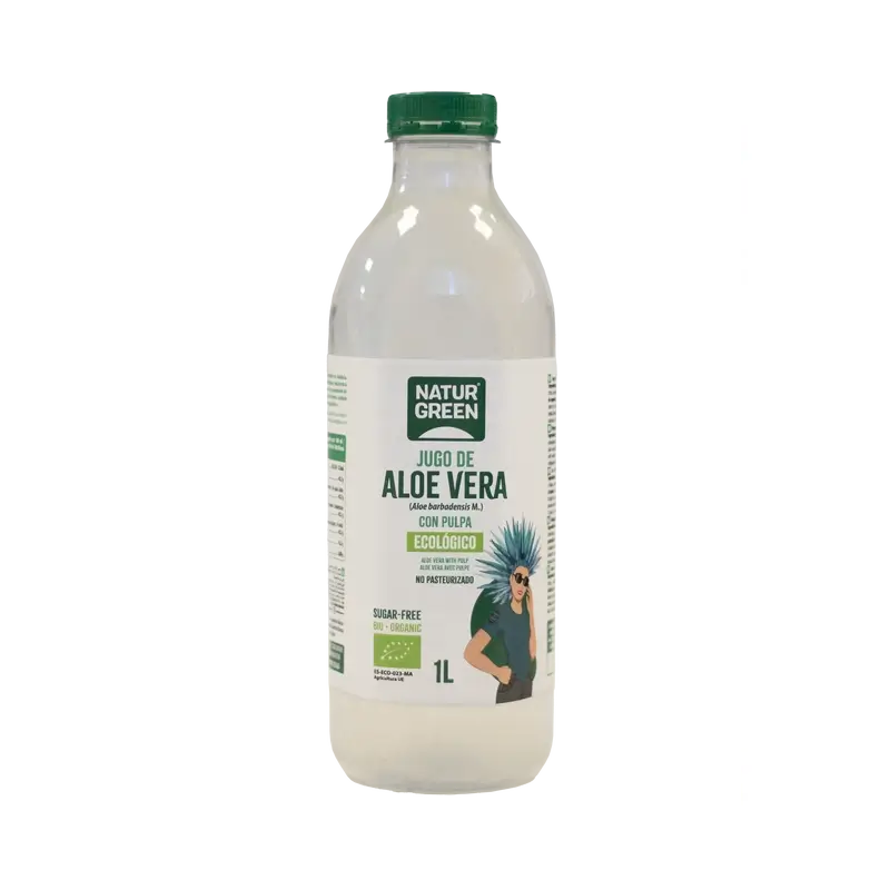 Naturgreen Succo di Aloe Vera con Polpa, 1 l