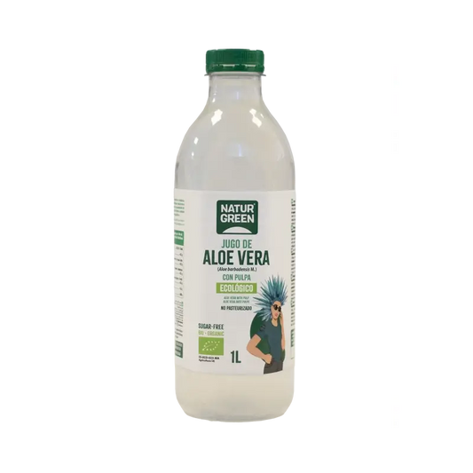 Naturgreen Succo di Aloe Vera con Polpa, 1 l