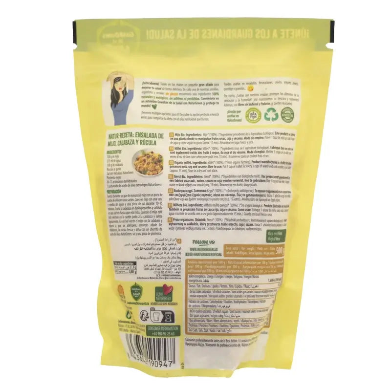Miglio biologico Naturgreen, 500 g