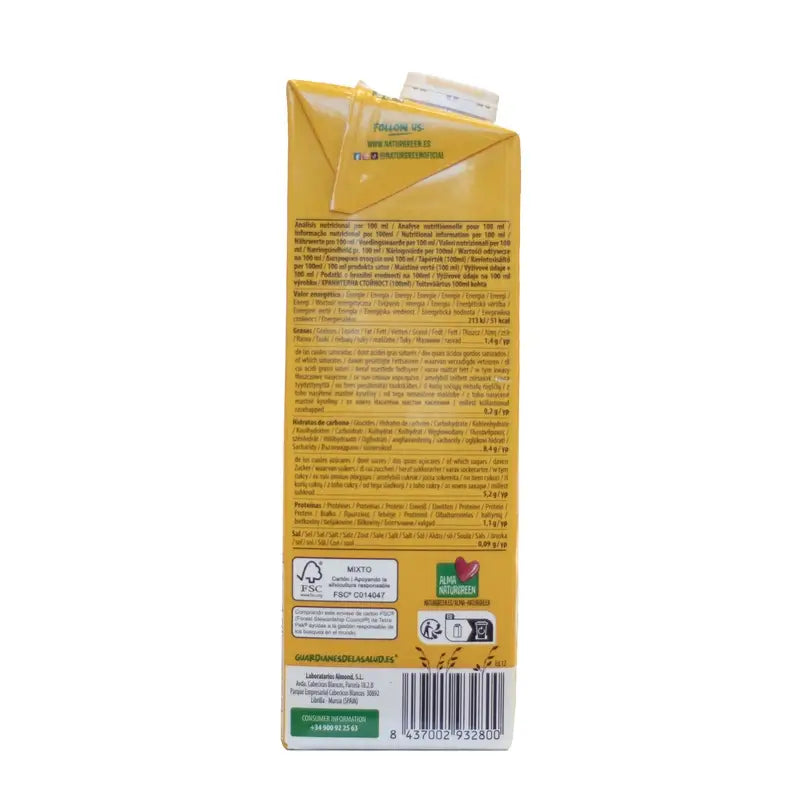 Naturgreen Calcio d'avena, 1 litro