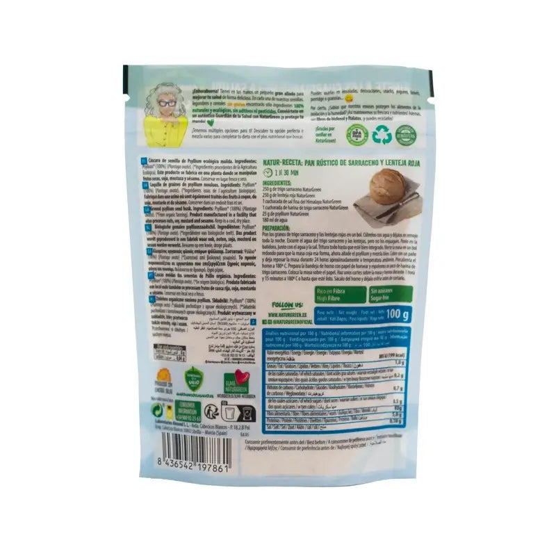 Naturgreen Psillio Bio, 100 G