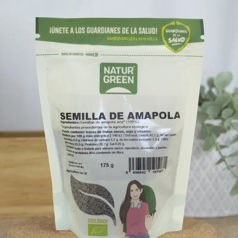 Naturgreen Semi di papavero biologici, 175 g