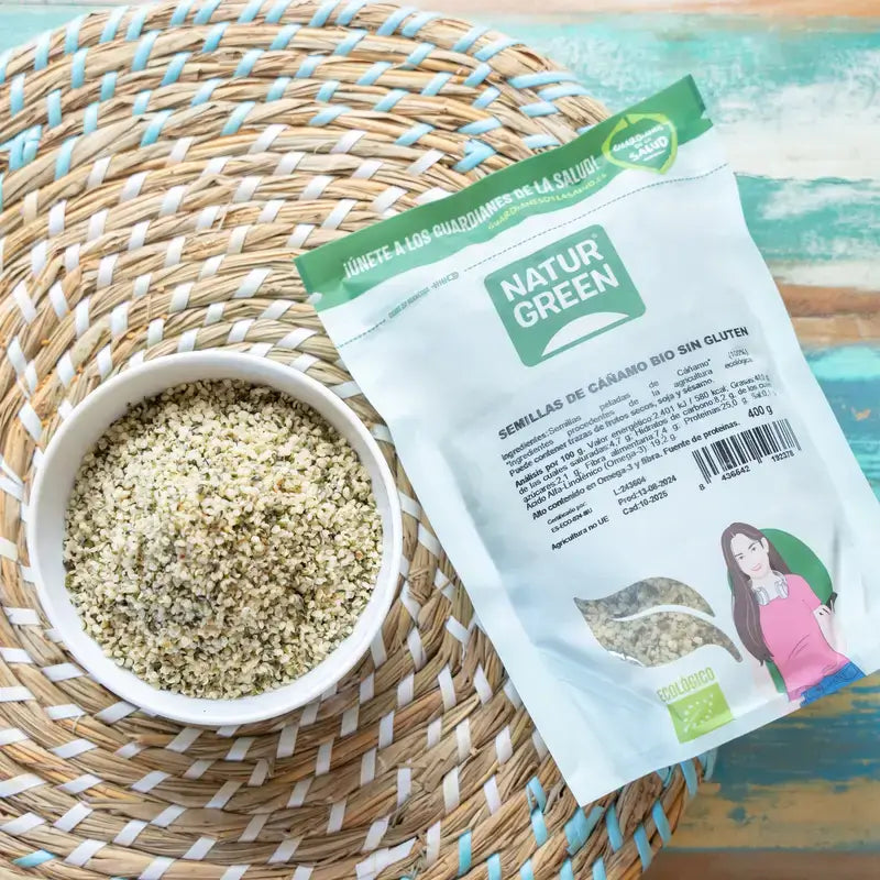 Naturgreen Semi di canapa Bio, 400 g