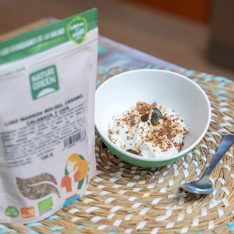 Naturgreen Semi di lino, canapa, zucca e chia biologici, 150 g