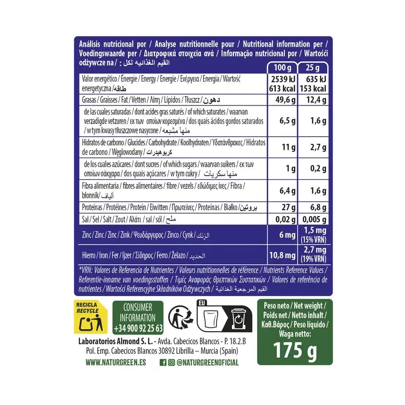 Naturgreen Semi biologici per il sistema immunitario, 175 grammi