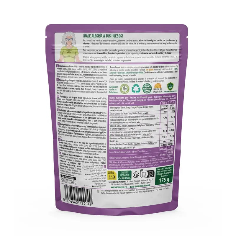 Naturgreen Semi di ossa biologici, 175 grammi
