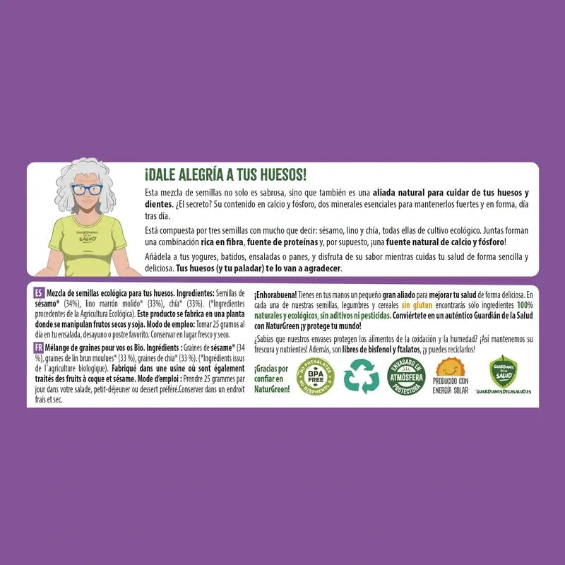 Naturgreen Semi di ossa biologici, 175 grammi
