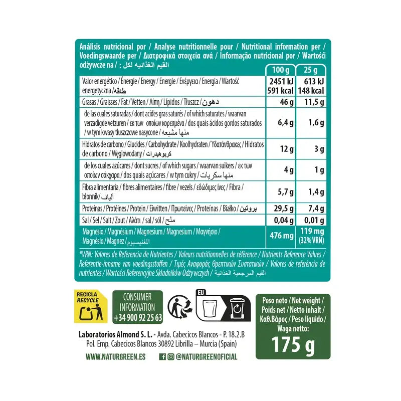 Naturgreen Semi biologici per i muscoli, 175 grammi