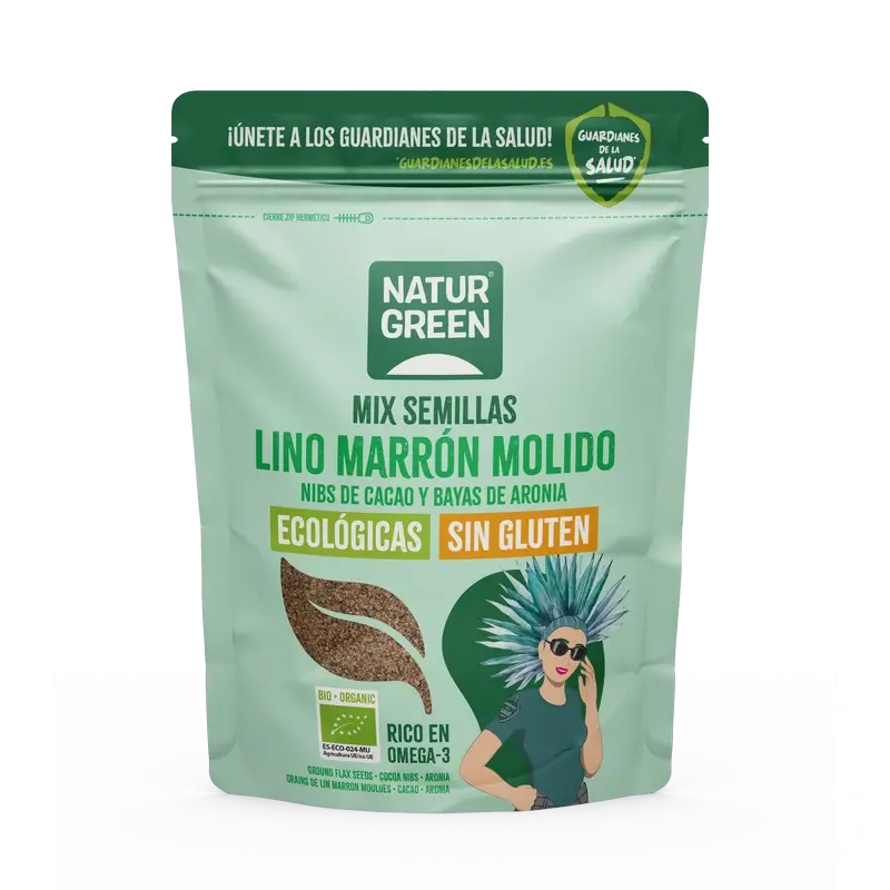 NaturGreen Semi di lino, cacao e aronia bio 150 g