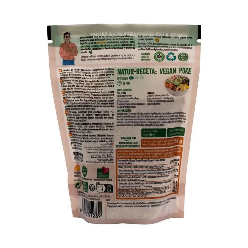 Naturgreen Sesamo tostato biologico, 225 g