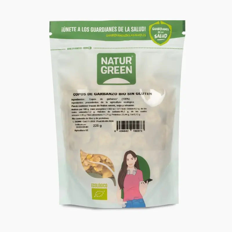 Naturgreen Snack di ceci bio, 225 g