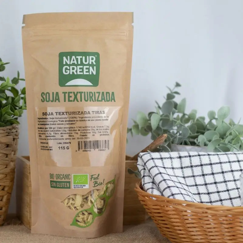 Naturgreen Strisce di soia testurizzate Bio, 115