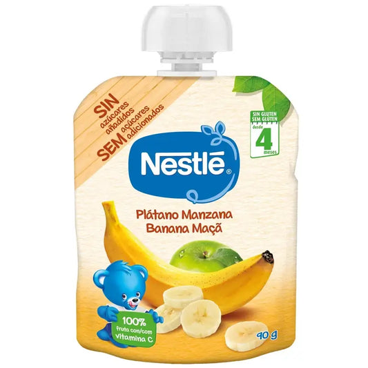 Bustina di banana e mela Nestlé, 90 g