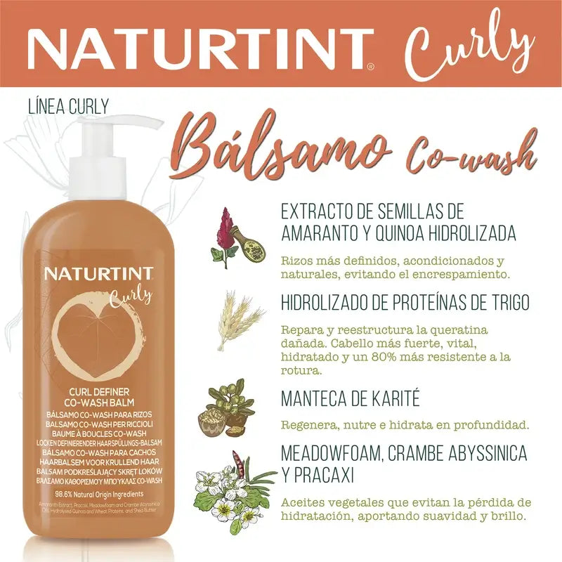 Naturtint Co-Wash Balsamo Naturale Ricci 330Ml