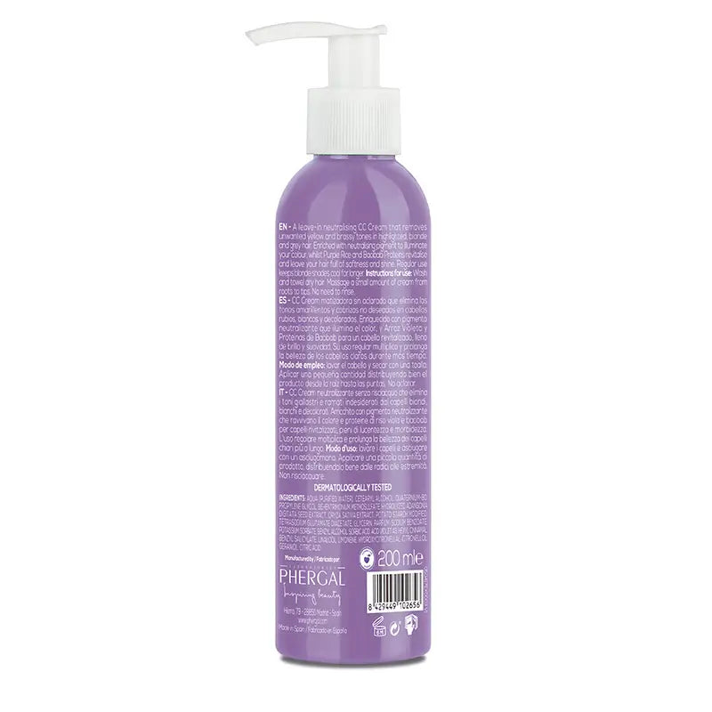 Naturtint Cc Crema opacizzante Viola d'Argento 200 Ml