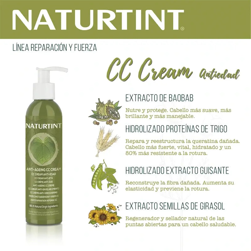 Naturtint Cc Crema Riparazione Intensiva Anti-Età 200 Ml