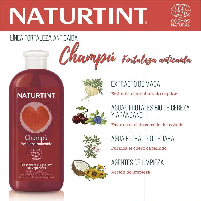 Naturtint Shampoo rinforzante anticaduta naturale 330 ml