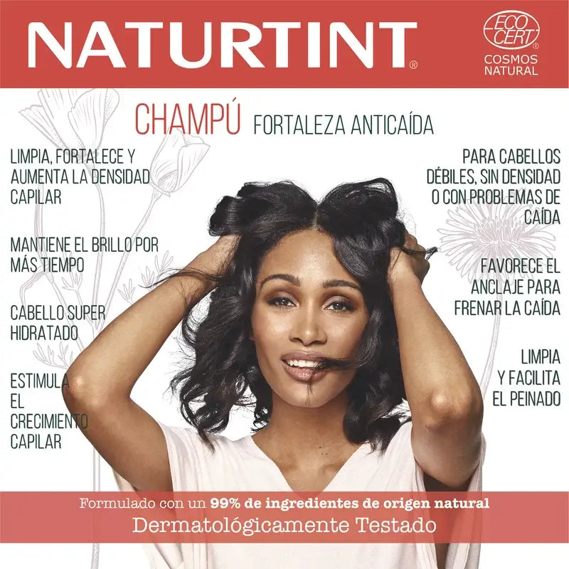 Naturtint Shampoo rinforzante anticaduta naturale 330 ml