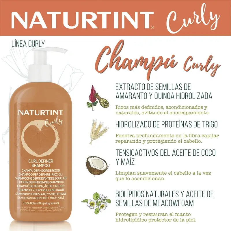 Naturtint Shampoo Ricci Definiti 330Ml