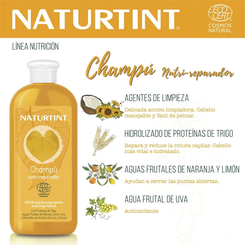 Naturtint Shampoo nutriente riparatore naturale 330 Ml