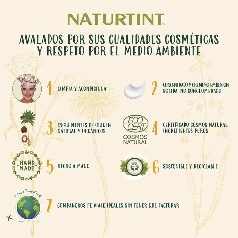 Naturtint Shampoo solido nutriente naturale 330 ml