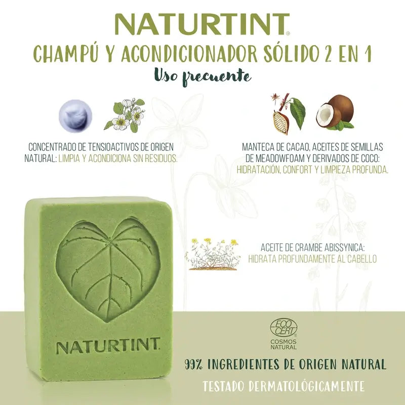 Naturtint Shampoo solido naturale uso frequente 75gr