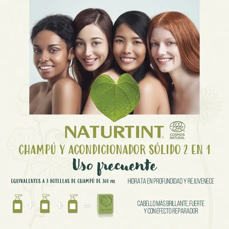 Naturtint Shampoo solido naturale uso frequente 75gr