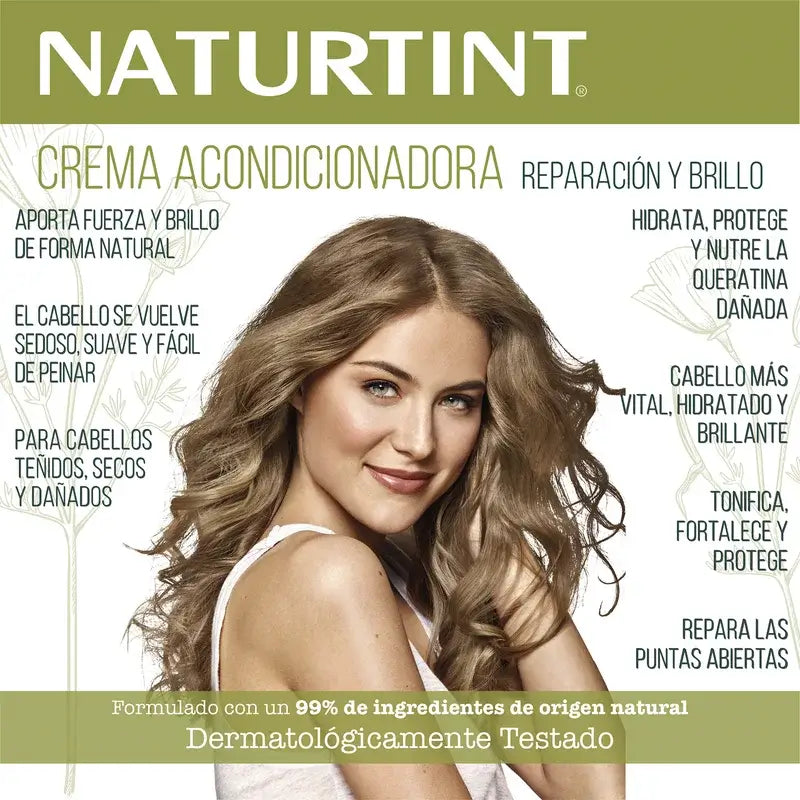 Naturtint Crema Condizionante Riparatrice e Lucentezza 150Ml