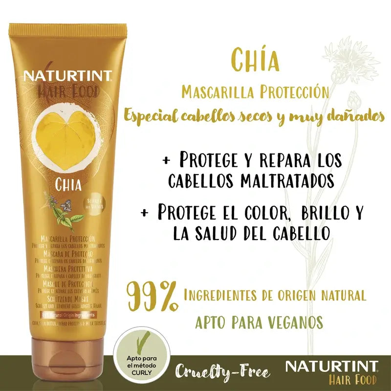Naturtint Maschera di Chia per capelli 150 Ml
