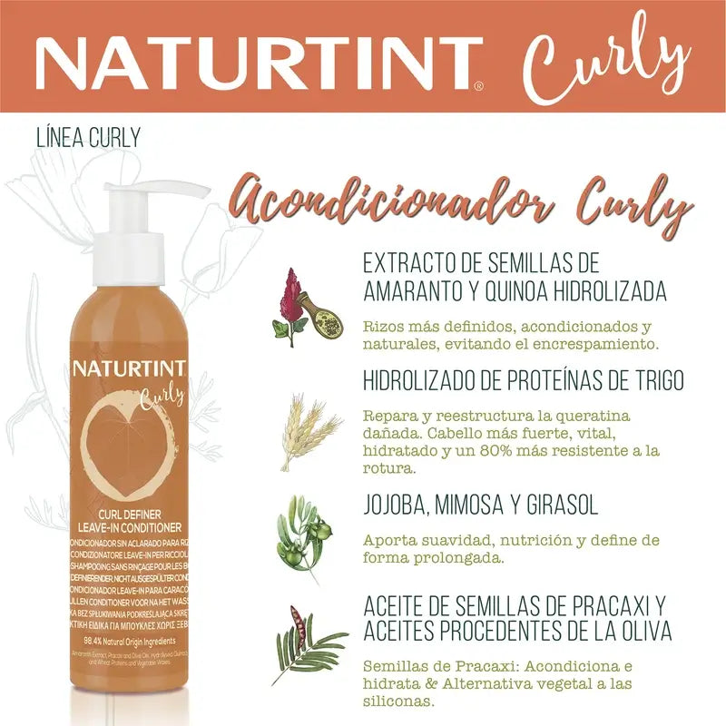 Naturtint Balsamo per ricci senza risciacquo 200 ml
