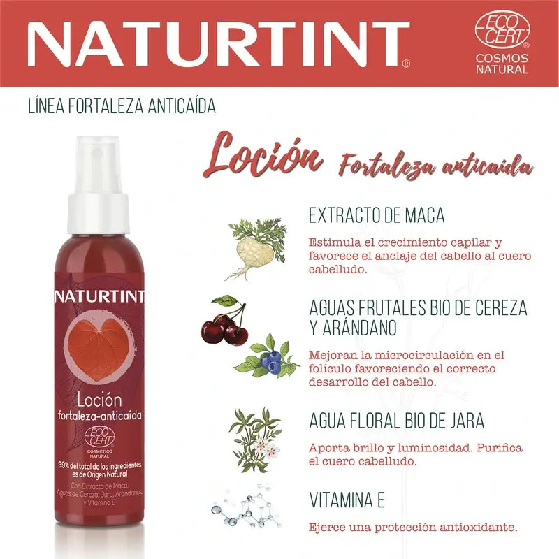 Naturtint Lozione rinforzante naturale contro la caduta dei capelli 125 Ml
