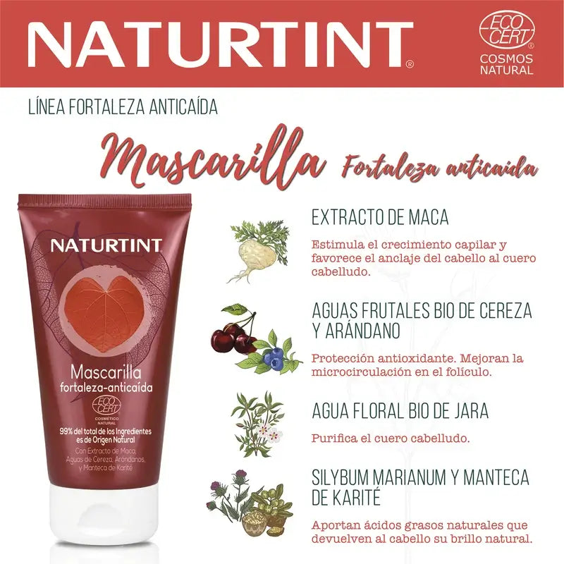 Naturtint Maschera naturale anti-caduta dei capelli 150 Ml