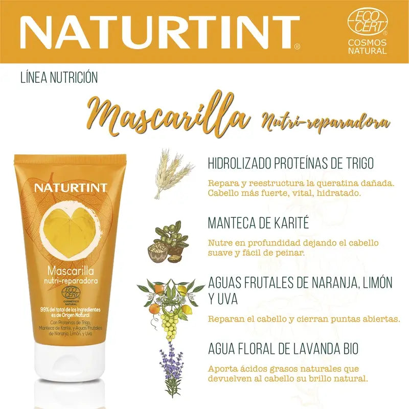 Naturtint Maschera nutriente riparatrice naturale 150 Ml