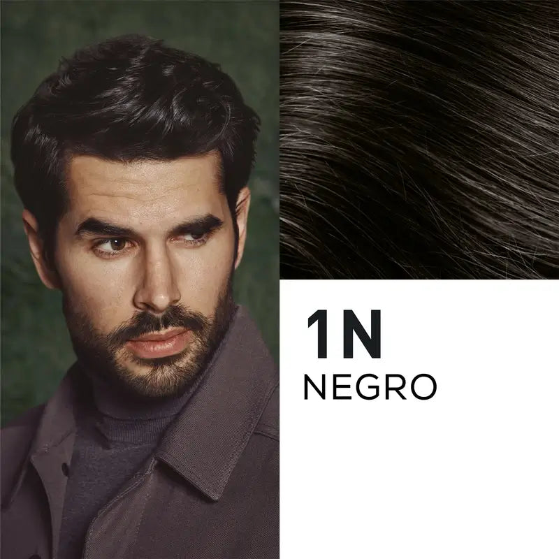 Naturtint Men Colorazione permanente per capelli e barba per uomo, senza ammoniaca 1N - Nero