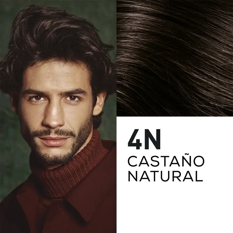 Naturtint Men Colorazione permanente per capelli e barba per uomo 4N senza ammoniaca - Castano naturale