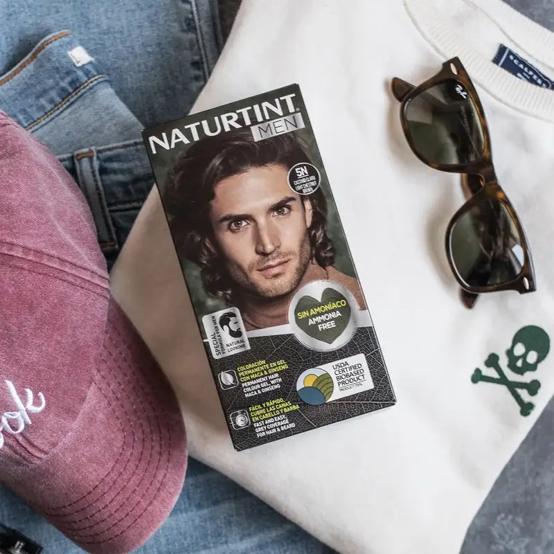 Naturtint Men Colorazione permanente per capelli e barba per uomo 5N - Castano chiaro