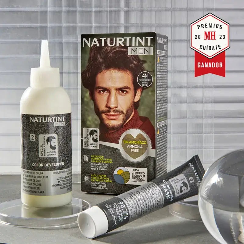 Naturtint Men Colorazione permanente per capelli e barba per uomo 5N - Castano chiaro
