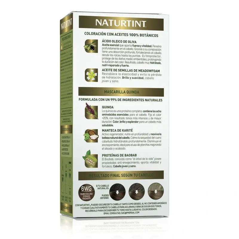 Naturtint Colorazione permanente Colorazione permanente senza ammoniaca 6Wg - Biondo scuro dorato radioso