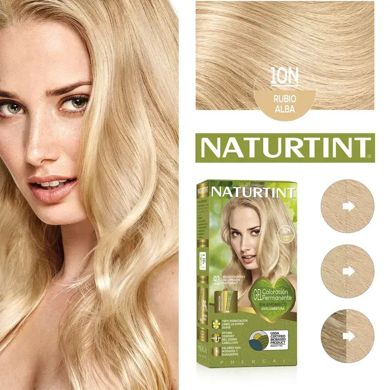Naturtint Tintura Permanente Senza Ammoniaca 10N - Biondo Alba