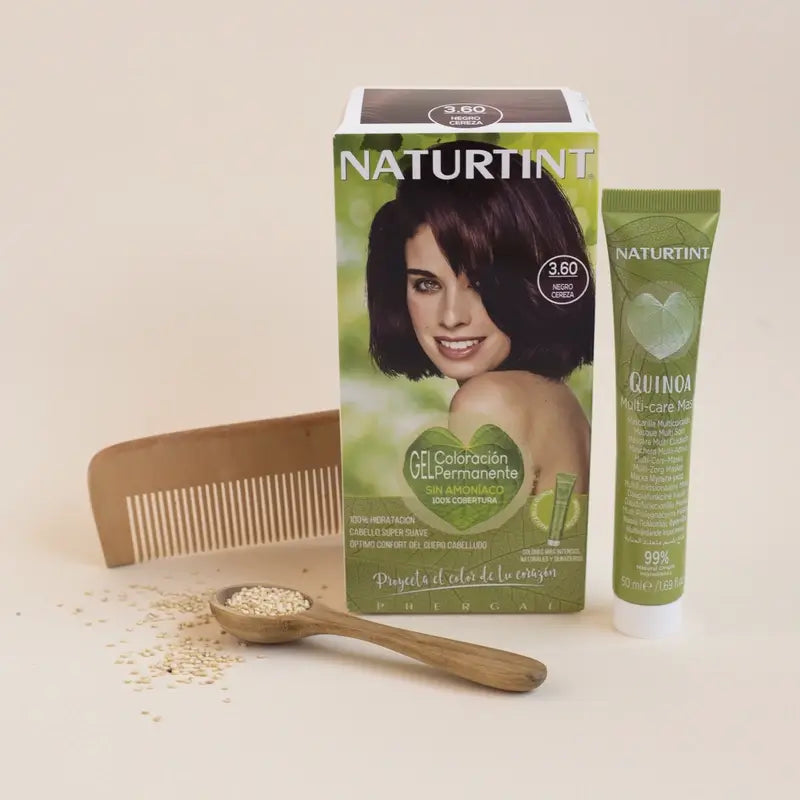 Naturtint Tintura Permanente Senza Ammoniaca 3.60 - Nero Ciliegia